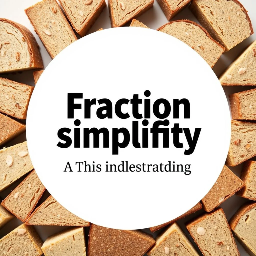 Fraction simplify illustration