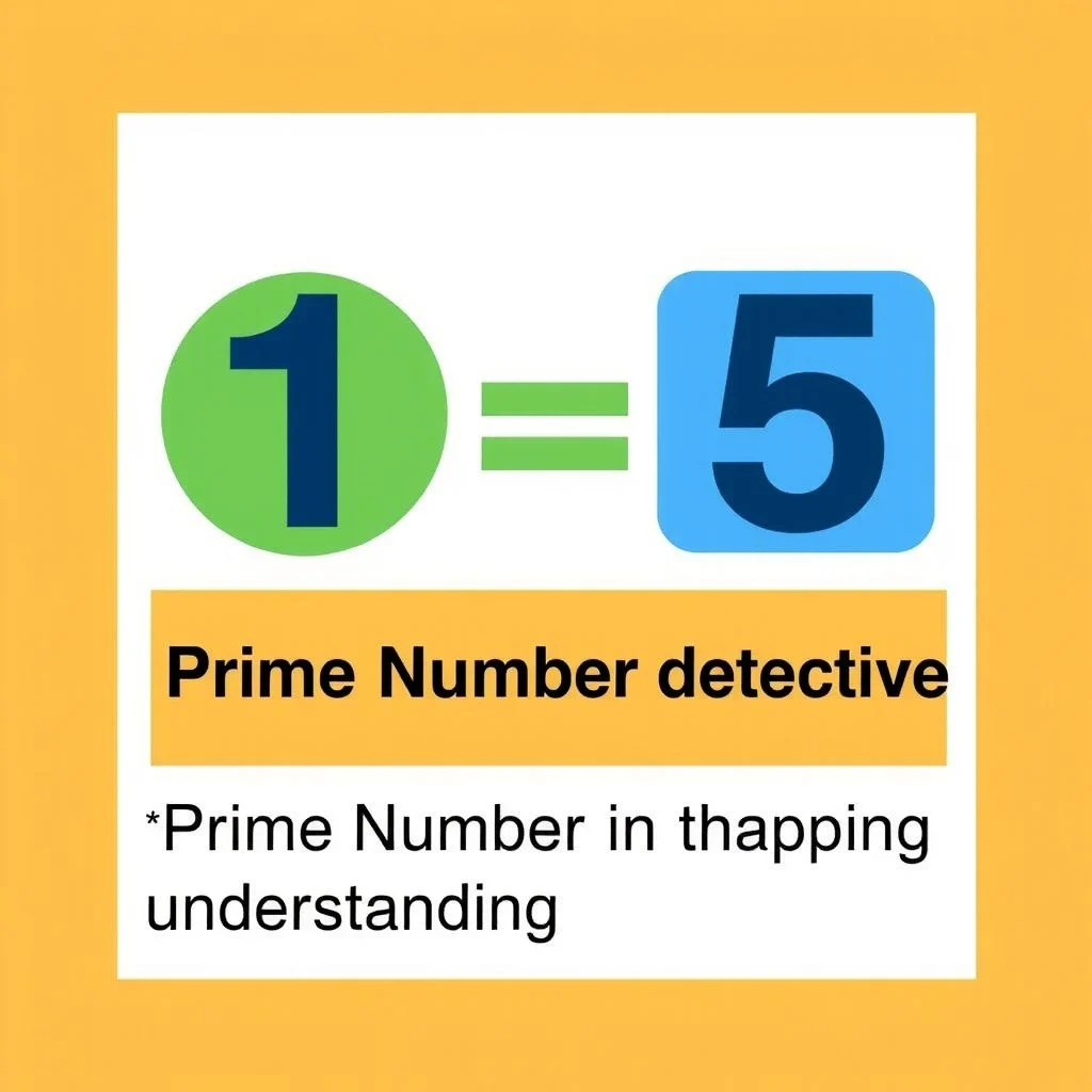 Prime Number detective illustration