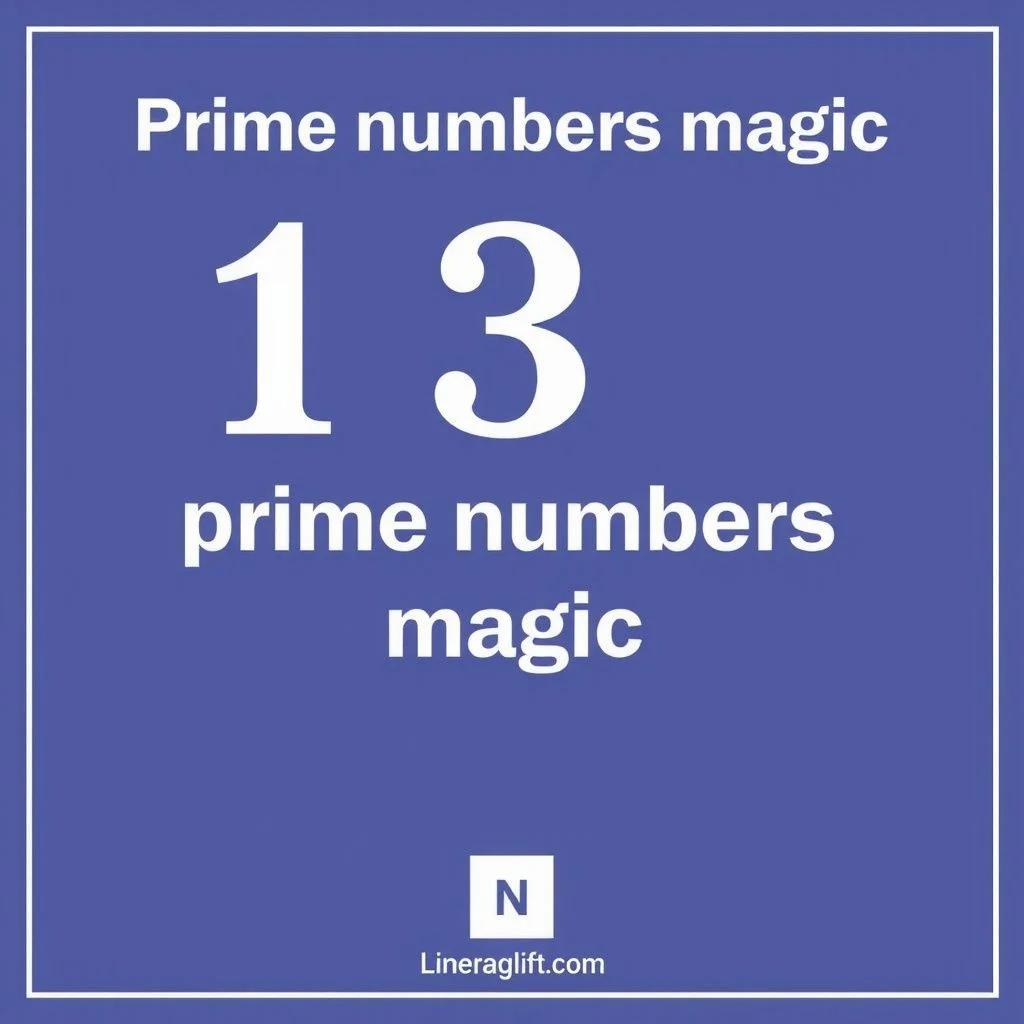prime numbers magic illustration